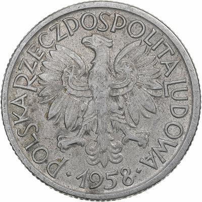 Polska, 
            
               2 Zlote, 
            
               1958