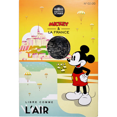 Francja, 
            
               10 Euro, 
            
               Mickey Libre comme l'air