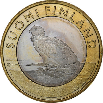 Finlandia, 
            
               5 Euro, 
            
               White-tailed eagle