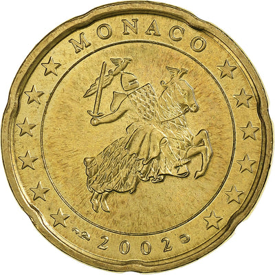 Francja, 
            
               Rainier III, 
            
               20 Euro Cent