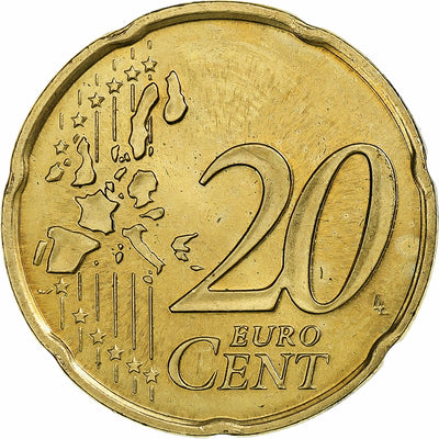 Francja, 
            
               Rainier III, 
            
               20 Euro Cent