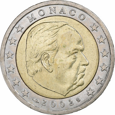 Francja, 
            
               Rainier III, 
            
               2 Euro