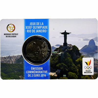 Belgia, 
            
               2 Euro, 
            
               Summer Olympics Rio de Janeiro