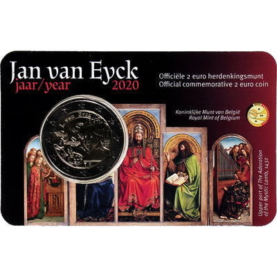 Belgia, 
            
               2 Euro, 
            
               Jan Van Eyck