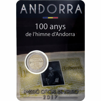 Andorra, 
            
               2 Euro, 
            
               100 ans de l'hymne national