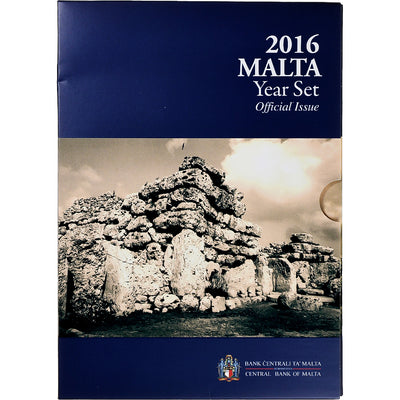 Malta, 
            
               Set 1 ct. - 2 Euro + 2€, 
            
               Ġgantija Temples