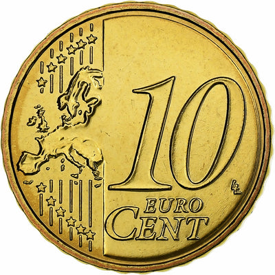 Francja, 
            
               10 Euro Cent, 
            
               BU