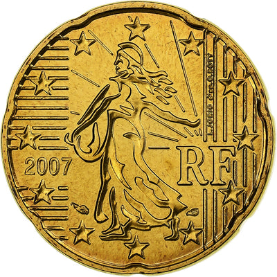 Francja, 
            
               20 Euro Cent, 
            
               BU