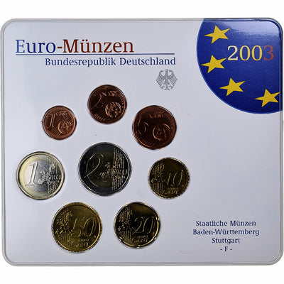 Niemcy, 
            
               Set 1 ct. - 2 Euro, 
            
               Coin card.FDC