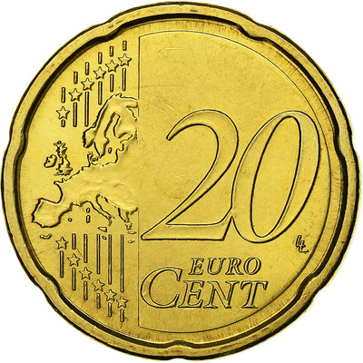 Watykan, 
            
               Benedict XVI, 
            
               20 Euro Cent