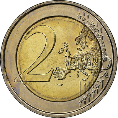 Belgia, 
            
               2 Euro, 
            
               Louis Braille