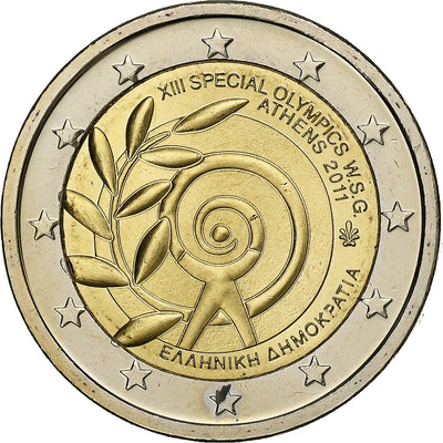 Grecja, 
            
               2 Euro, 
            
               Olympic Games