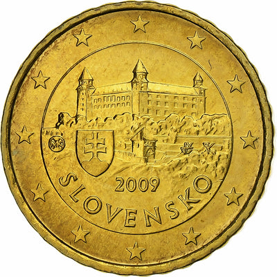 Słowacja, 
            
               10 Euro Cent, 
            
               2009