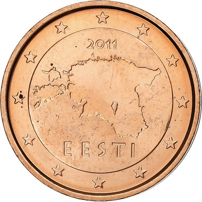 Estonia, 
            
               2 Euro Cent, 
            
               2011