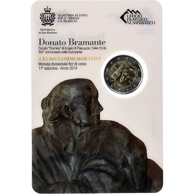 San Marino, 
            
               2 Euro, 
            
               Donato Bramante