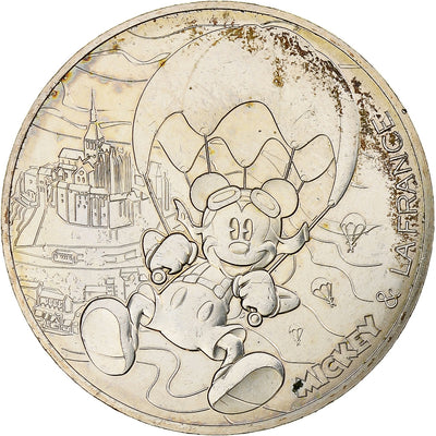 Francja, 
            
               10 Euro, 
            
               Mickey (Mont Saint-Michel)