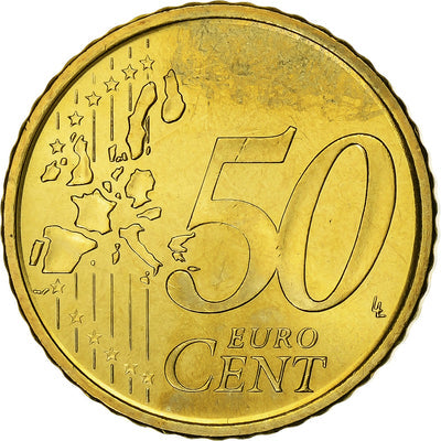 Hiszpania, 
            
               50 Euro Cent, 
            
               BU