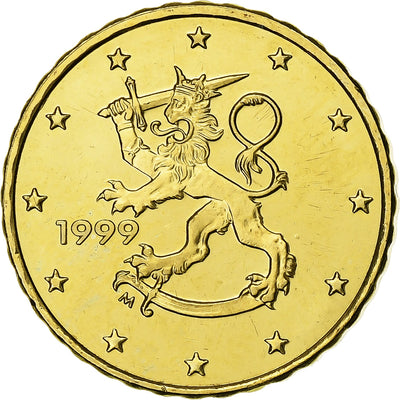 Finlandia, 
            
               10 Euro Cent, 
            
               1999