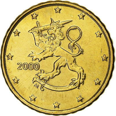 Finlandia, 
            
               10 Euro Cent, 
            
               2000