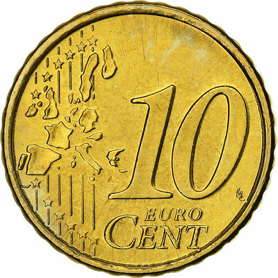 Finlandia, 
            
               10 Euro Cent, 
            
               2000