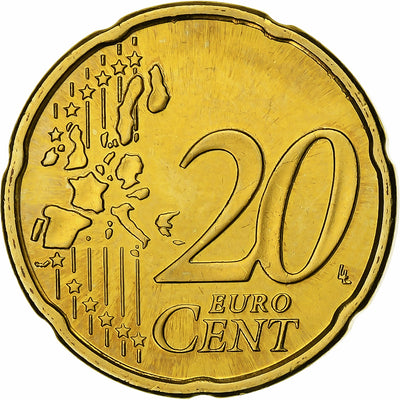 Finlandia, 
            
               20 Euro Cent, 
            
               2000