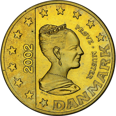 Dania, 
            
               Margrethe II, 
            
               50 Euro Cent