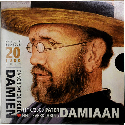 Belgia, 
            
               20 Euro, 
            
               Canonisation de Père Damien