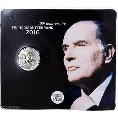 Francja, 
            
               2 Euro, 
            
               François Mitterrand