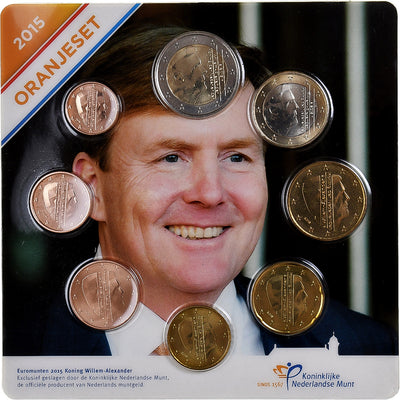 Holandia, 
            
               Willem-Alexander, 
            
               1 Cent to 2 Euro