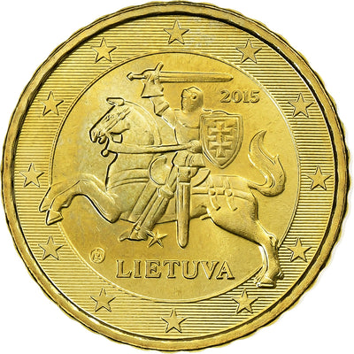 Litwa, 
            
               10 Euro Cent, 
            
               BU