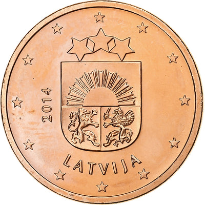 Łotwa, 
            
               5 Euro Cent, 
            
               BU