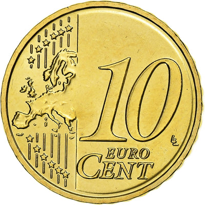 Łotwa, 
            
               10 Euro Cent, 
            
               BU