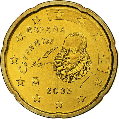 Hiszpania, 
            
               Juan Carlos I, 
            
               20 Euro Cent