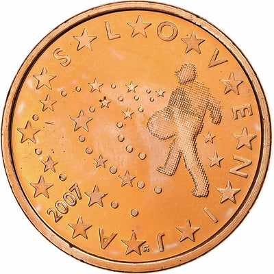 Słowenia, 
            
               5 Euro Cent, 
            
               BU