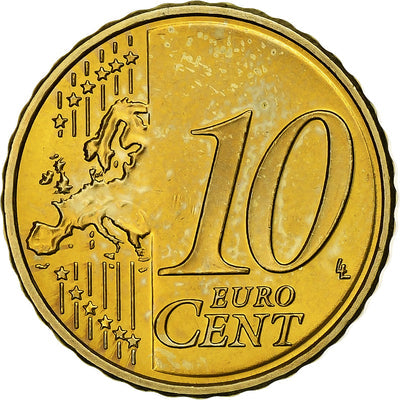 Słowenia, 
            
               10 Euro Cent, 
            
               BU