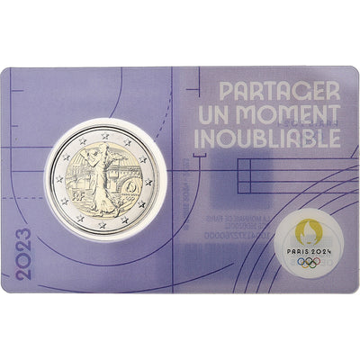 Francja, 
            
               2 Euro, 
            
               Olympic Games Paris 2024