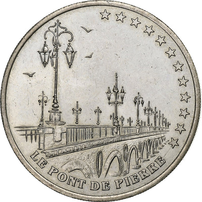 Francja, 
            
               2 Euro de Bordeaux, 
            
               Le pont de pierre