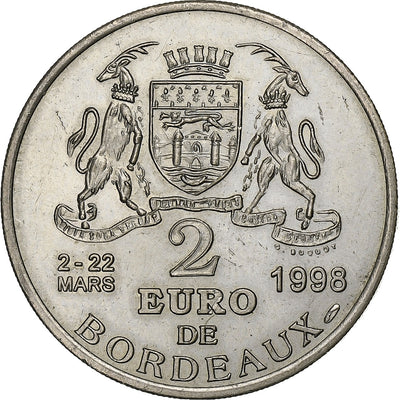 Francja, 
            
               2 Euro de Bordeaux, 
            
               Le pont de pierre