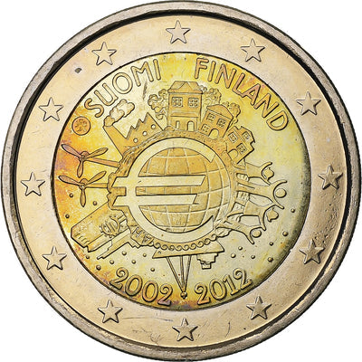 Finlandia, 
            
               2 Euro, 
            
               Introduction de l'euro