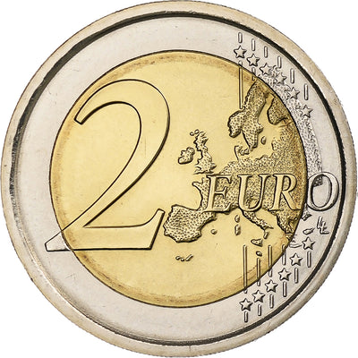 Włochy, 
            
               2 Euro, 
            
               30 ans du drapeau de l'UE