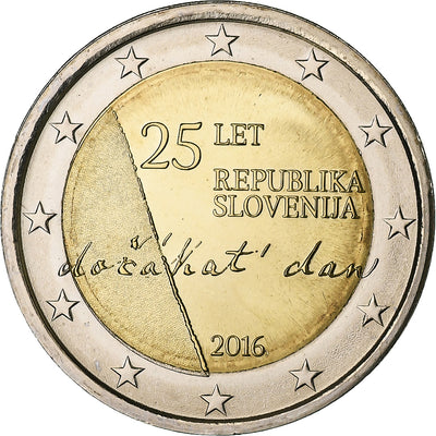 Słowenia, 
            
               2 Euro, 
            
               Independance