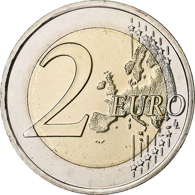 Słowenia, 
            
               2 Euro, 
            
               10e anniversaire de l'euro