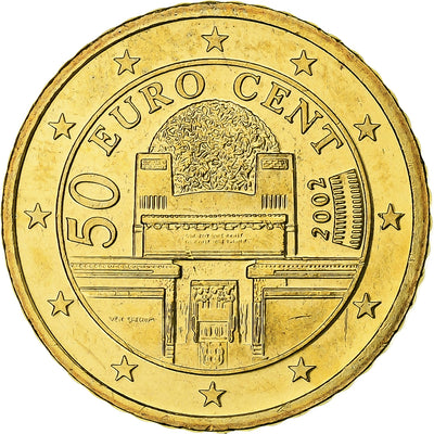 Austria, 
            
               50 Euro Cent, 
            
               Secession Building