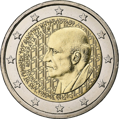 Grecja, 
            
               2 Euro, 
            
               Dimitri Mitropoulos