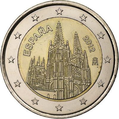 Hiszpania, 
            
               2 Euro, 
            
               Burgos cathedral