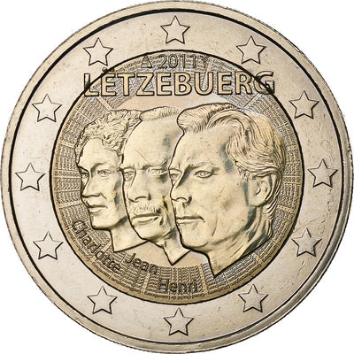 Luksemburg, 
            
               2 Euro, 
            
               Jean de Luxembourg - Lieutenant-Représentant