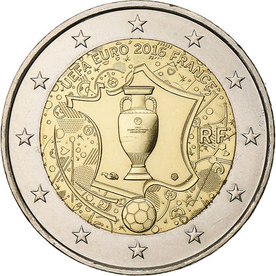 Francja, 
            
               2 Euro, 
            
               UEFA Euro 2016