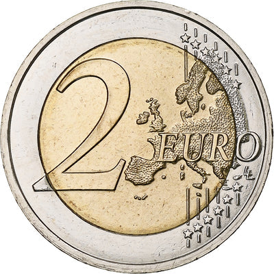 Francja, 
            
               2 Euro, 
            
               Ruban Rose