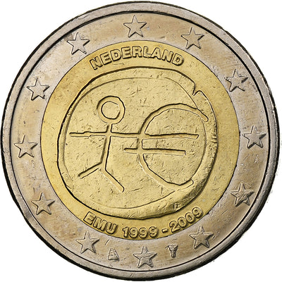 Holandia, 
            
               2 Euro, 
            
               Union économique et monétaire