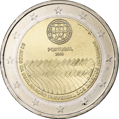 Portugal, 
            
               2 Euro, 
            
               Human Rights